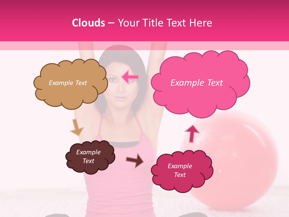 Expecting Red Maternity PowerPoint Template