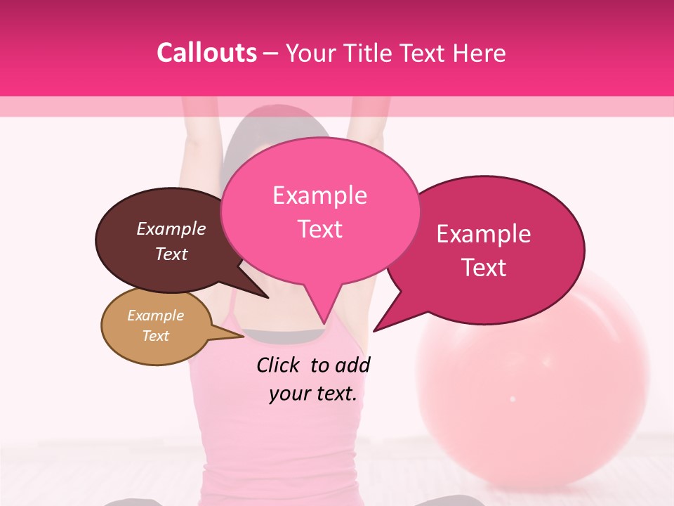 Expecting Red Maternity PowerPoint Template