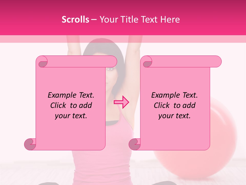 Expecting Red Maternity PowerPoint Template