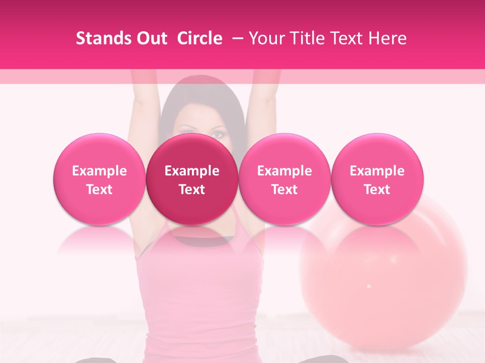 Expecting Red Maternity PowerPoint Template