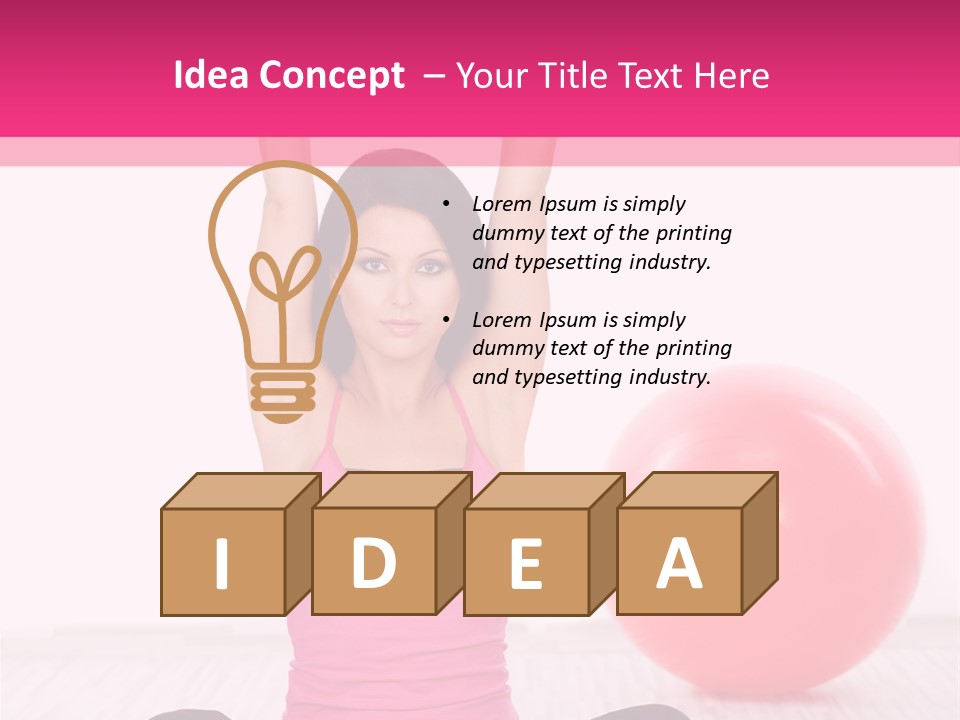 Expecting Red Maternity PowerPoint Template