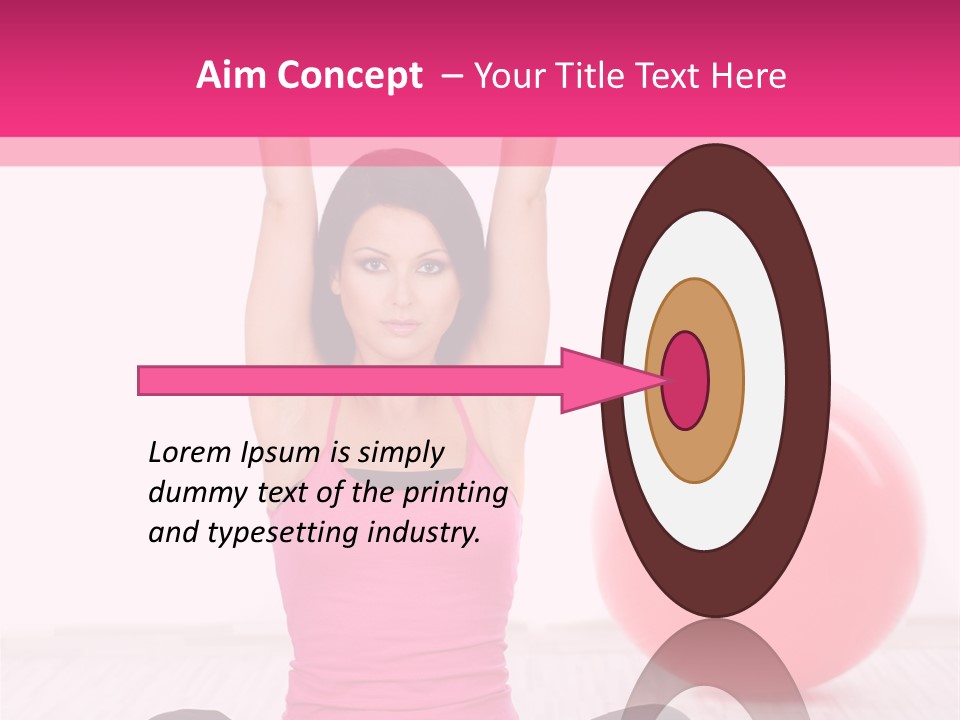 Expecting Red Maternity PowerPoint Template