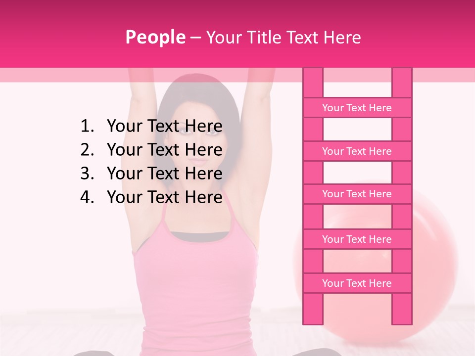 Expecting Red Maternity PowerPoint Template