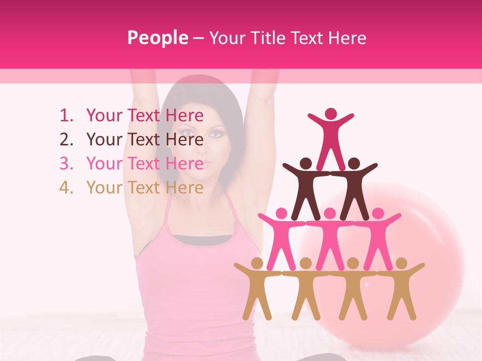 Expecting Red Maternity PowerPoint Template