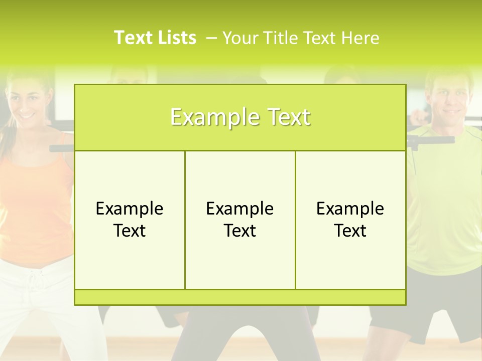 Expectant Freshness Home PowerPoint Template