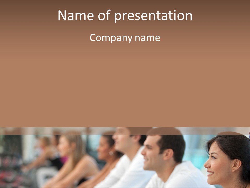 Happy Enjoying Expectant PowerPoint Template