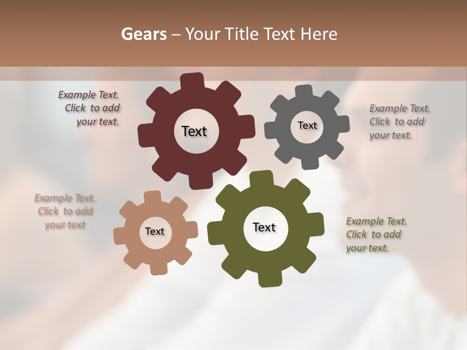 Happy Enjoying Expectant PowerPoint Template