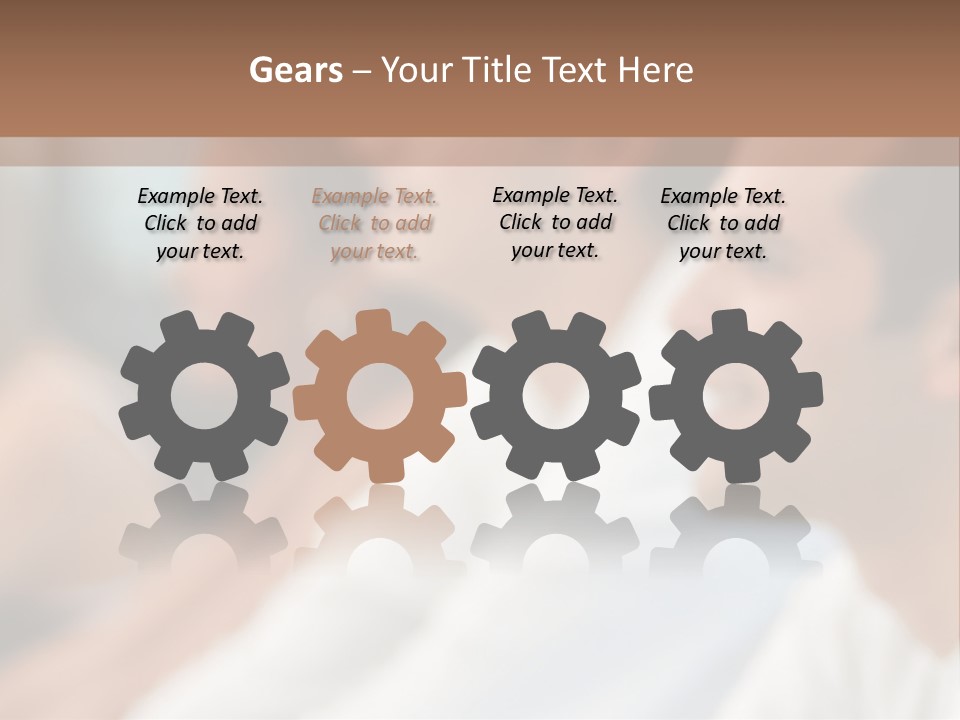 Happy Enjoying Expectant PowerPoint Template