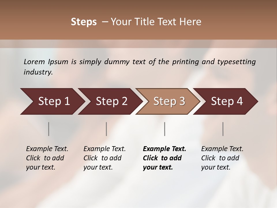 Happy Enjoying Expectant PowerPoint Template