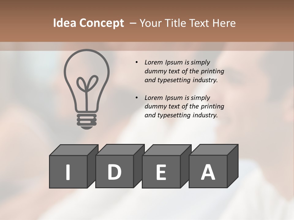 Happy Enjoying Expectant PowerPoint Template