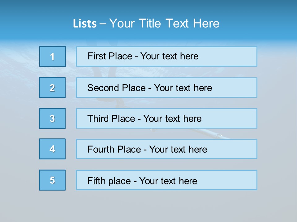 Section Healthy Prepared PowerPoint Template