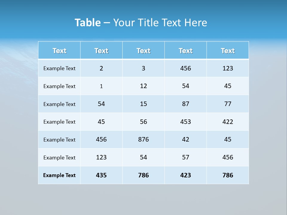 Section Healthy Prepared PowerPoint Template