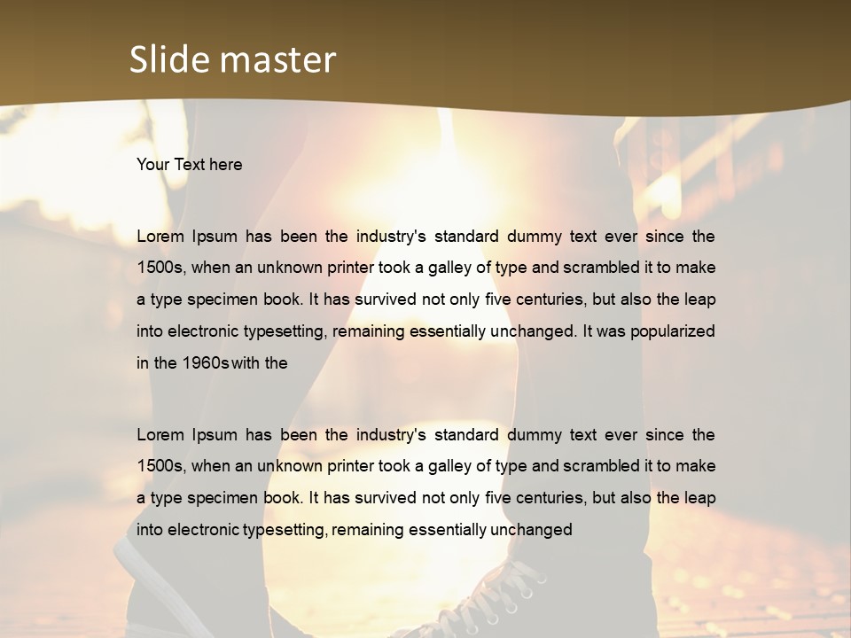 Fillet Isolated Family PowerPoint Template