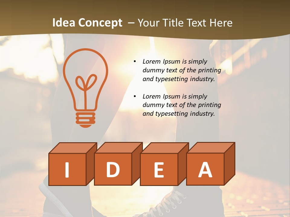 Fillet Isolated Family PowerPoint Template