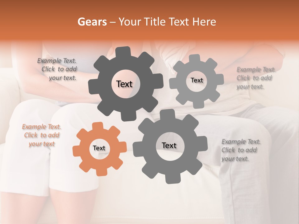 Motherhood Eating Expectant PowerPoint Template