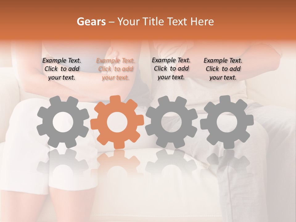 Motherhood Eating Expectant PowerPoint Template