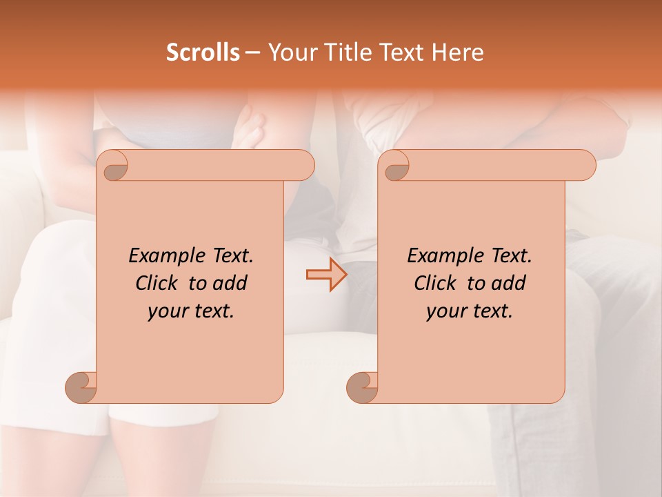 Motherhood Eating Expectant PowerPoint Template