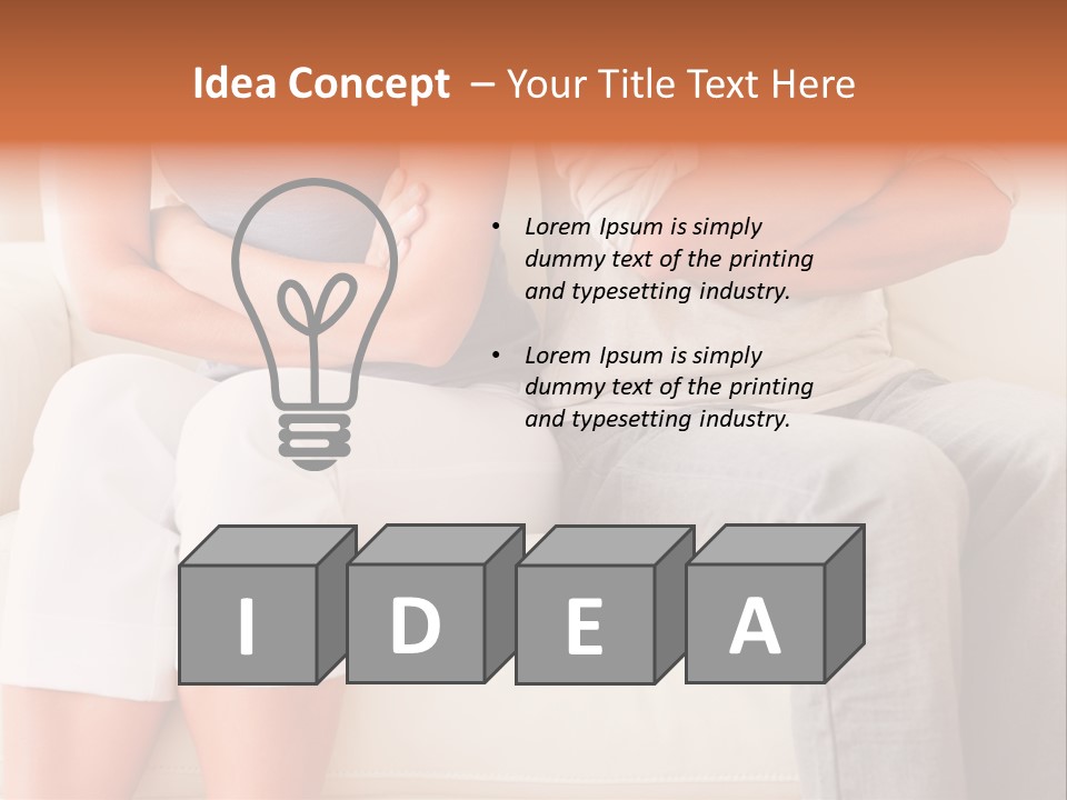 Motherhood Eating Expectant PowerPoint Template