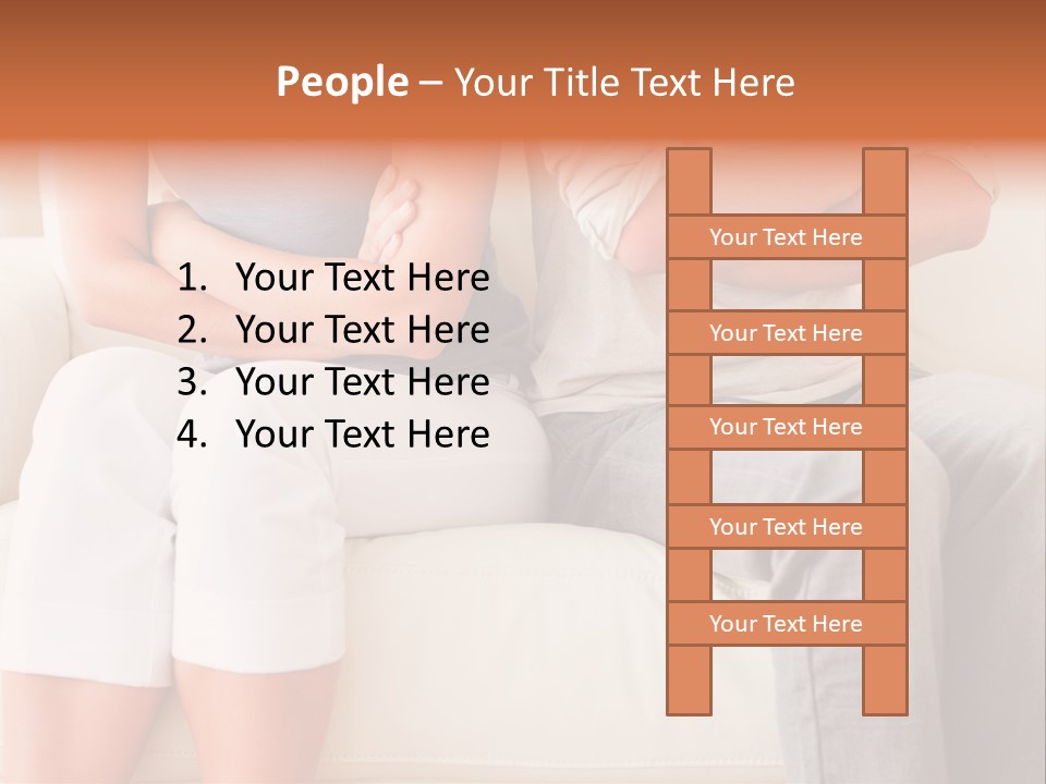 Motherhood Eating Expectant PowerPoint Template