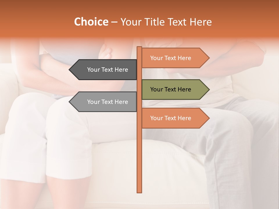 Motherhood Eating Expectant PowerPoint Template