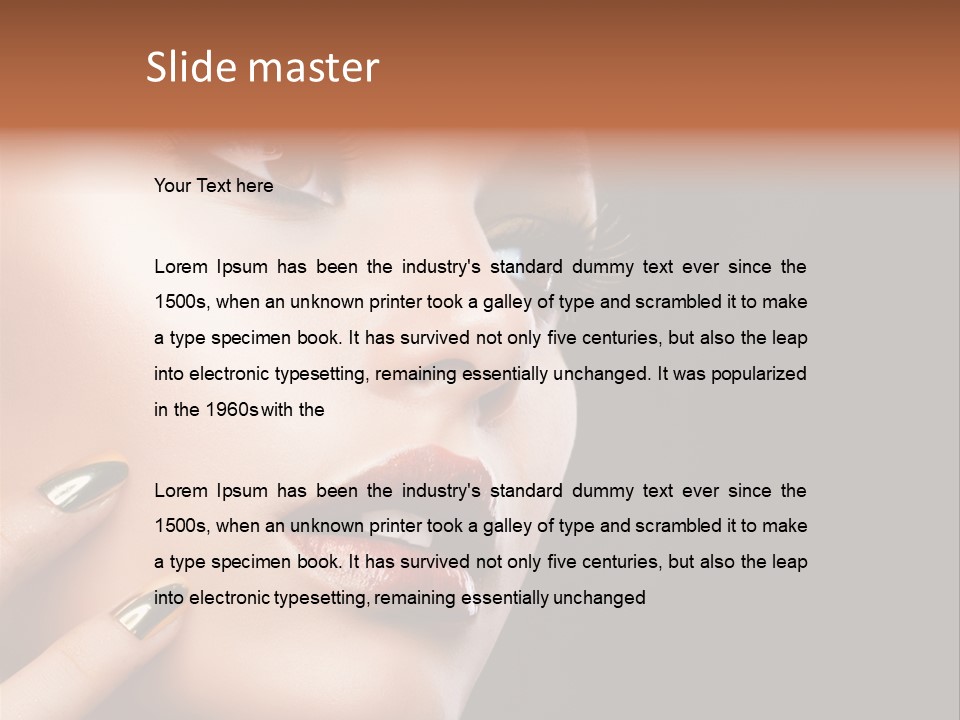 Meal Diet Enjoying PowerPoint Template