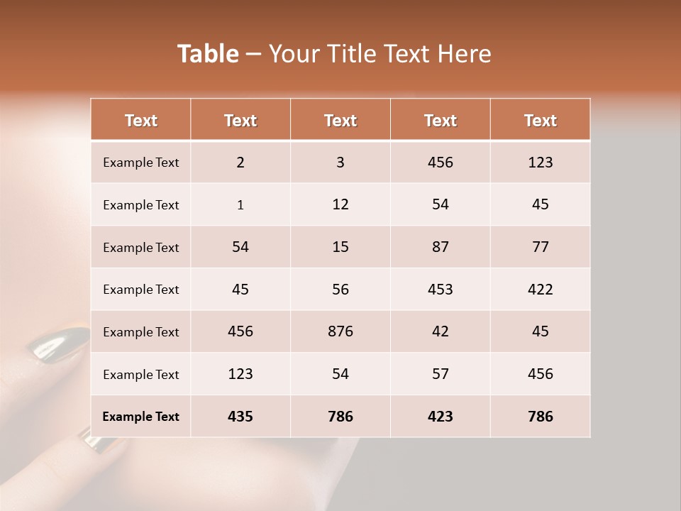 Meal Diet Enjoying PowerPoint Template
