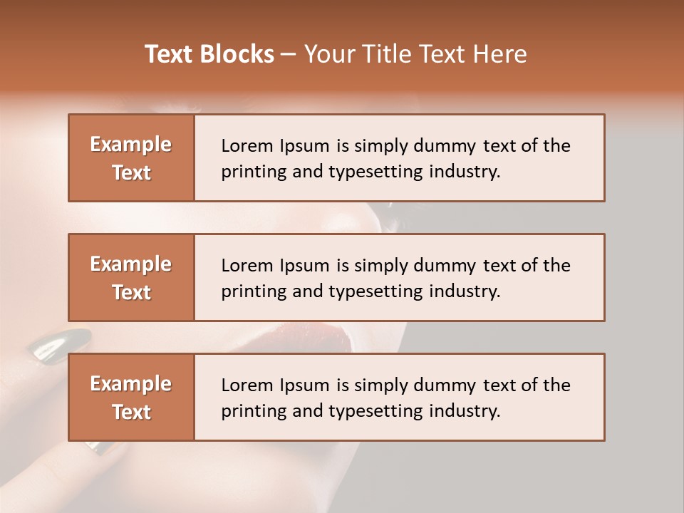 Meal Diet Enjoying PowerPoint Template