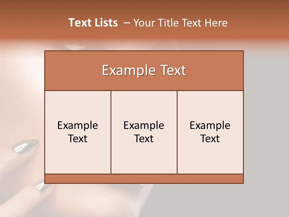 Meal Diet Enjoying PowerPoint Template