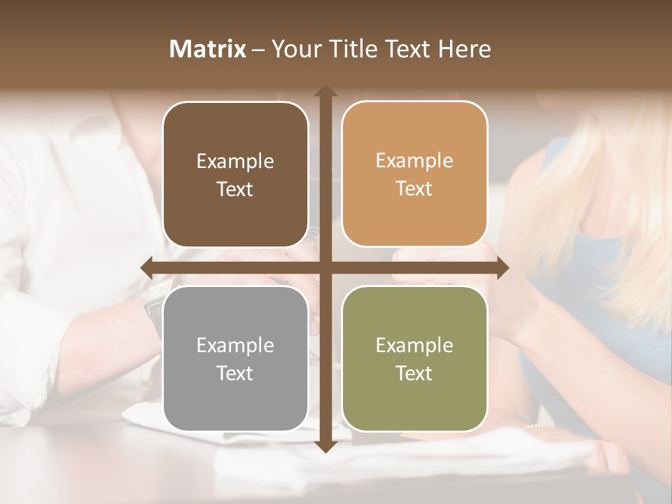 Saltwater Meat Female PowerPoint Template