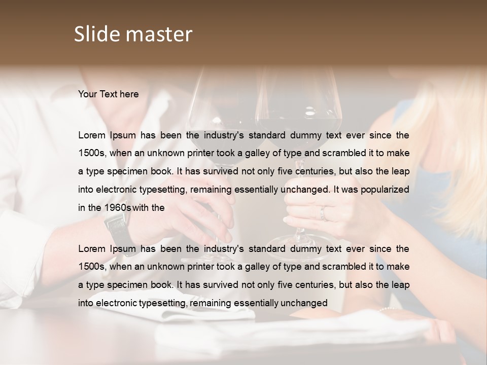 Saltwater Meat Female PowerPoint Template