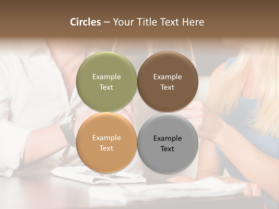 Saltwater Meat Female PowerPoint Template