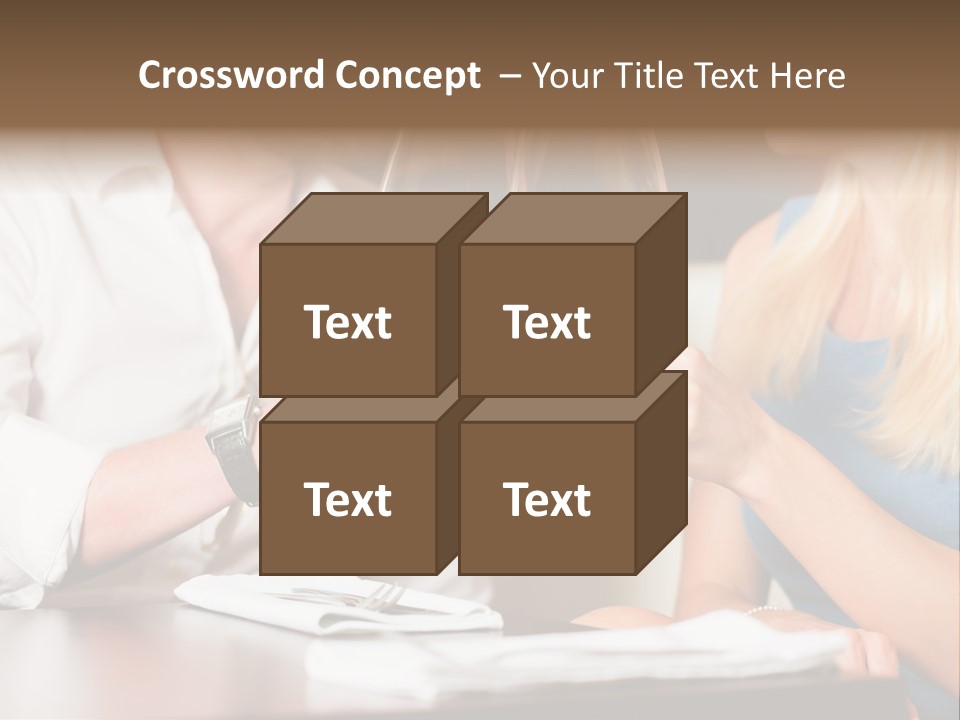 Saltwater Meat Female PowerPoint Template