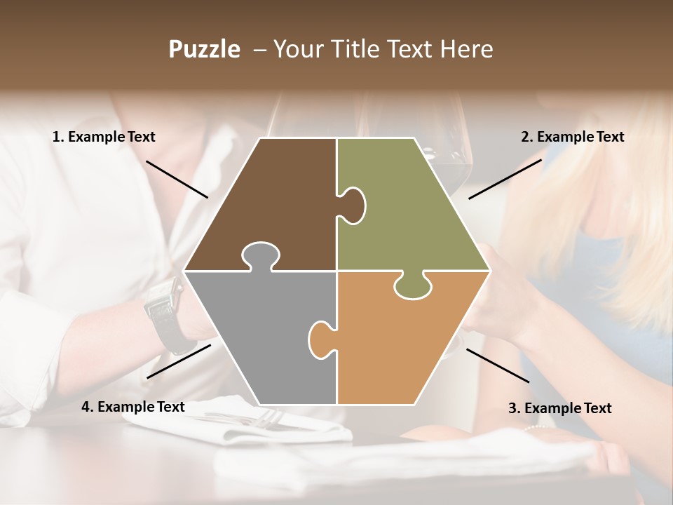 Saltwater Meat Female PowerPoint Template