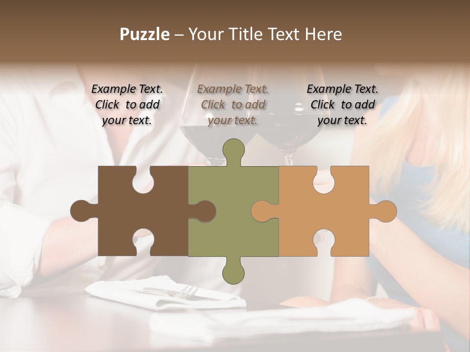 Saltwater Meat Female PowerPoint Template