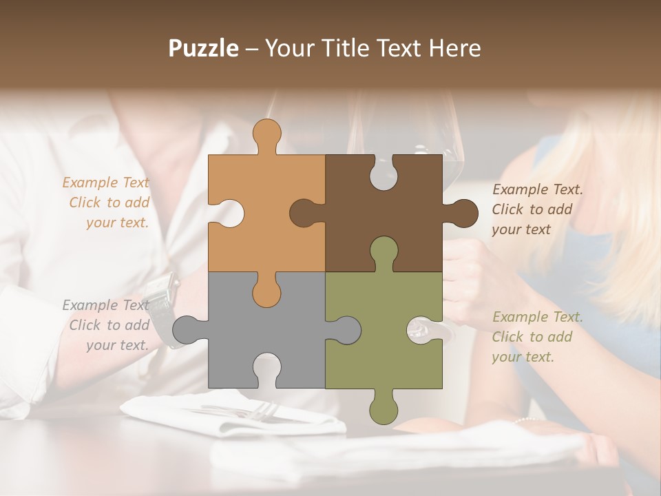 Saltwater Meat Female PowerPoint Template