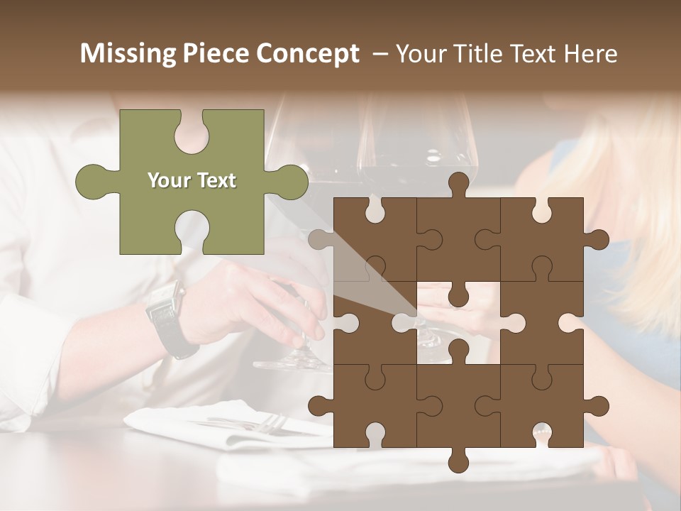 Saltwater Meat Female PowerPoint Template