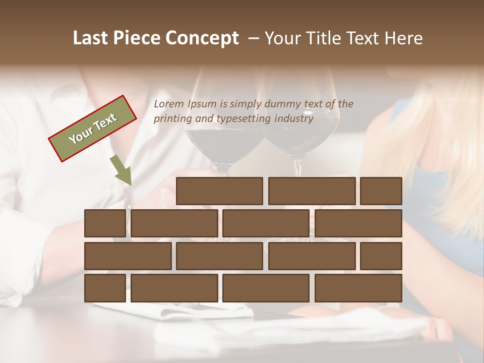 Saltwater Meat Female PowerPoint Template