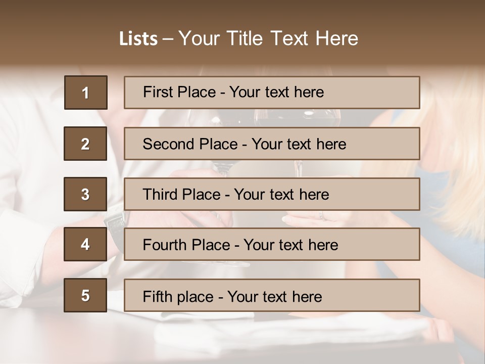 Saltwater Meat Female PowerPoint Template