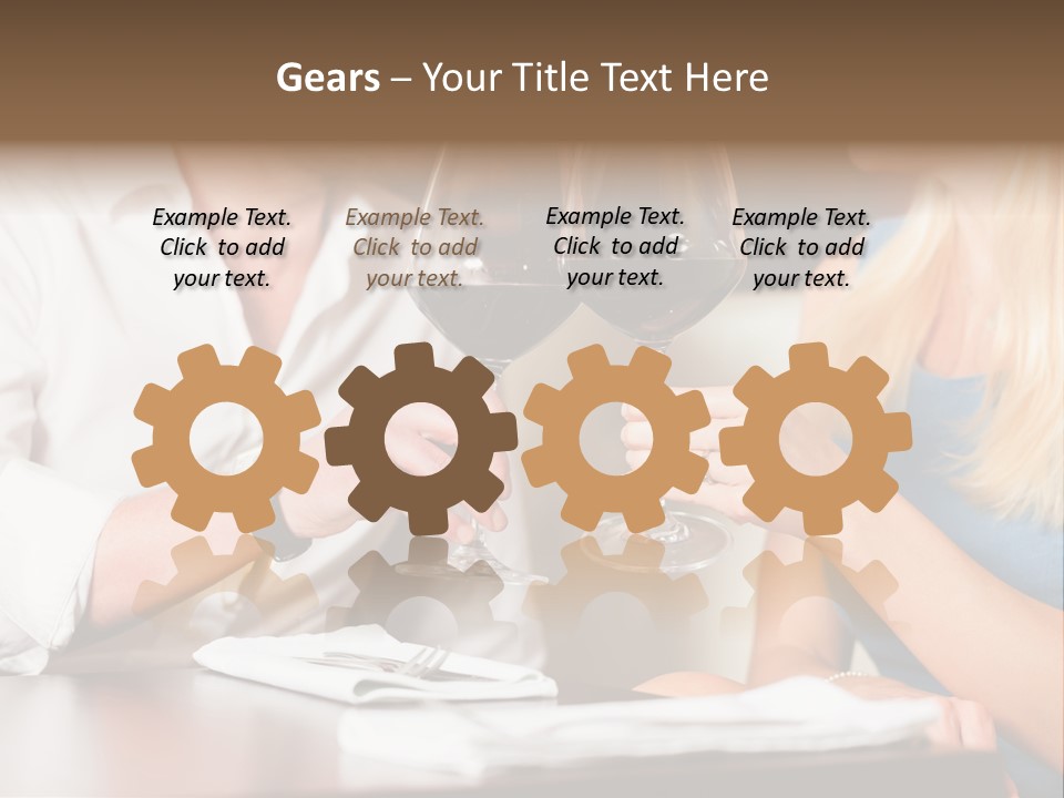 Saltwater Meat Female PowerPoint Template