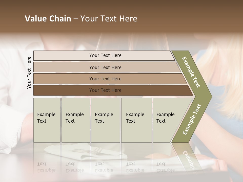 Saltwater Meat Female PowerPoint Template
