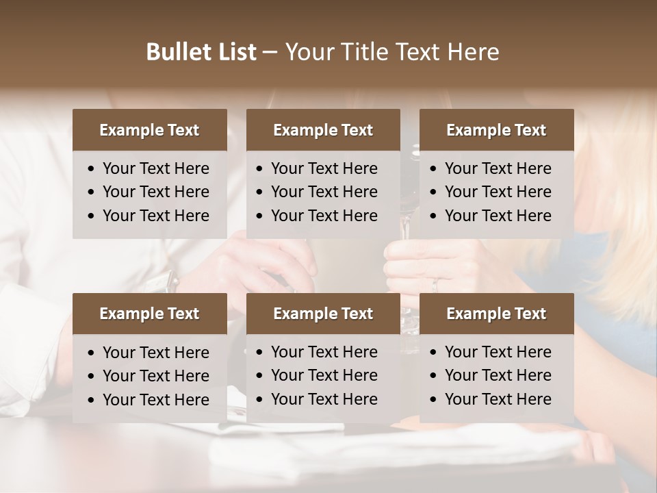 Saltwater Meat Female PowerPoint Template