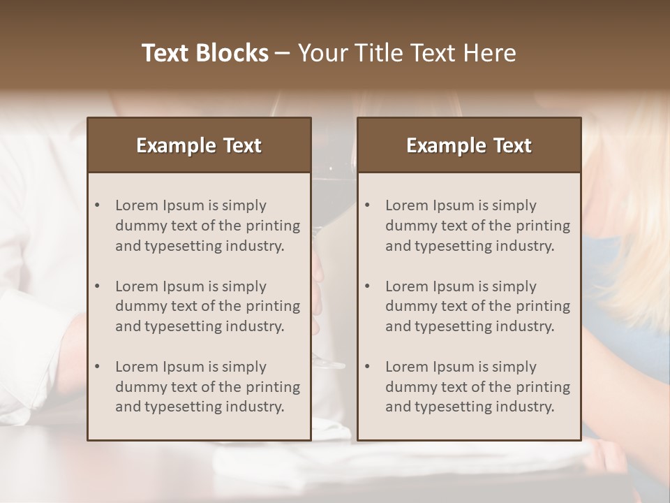Saltwater Meat Female PowerPoint Template