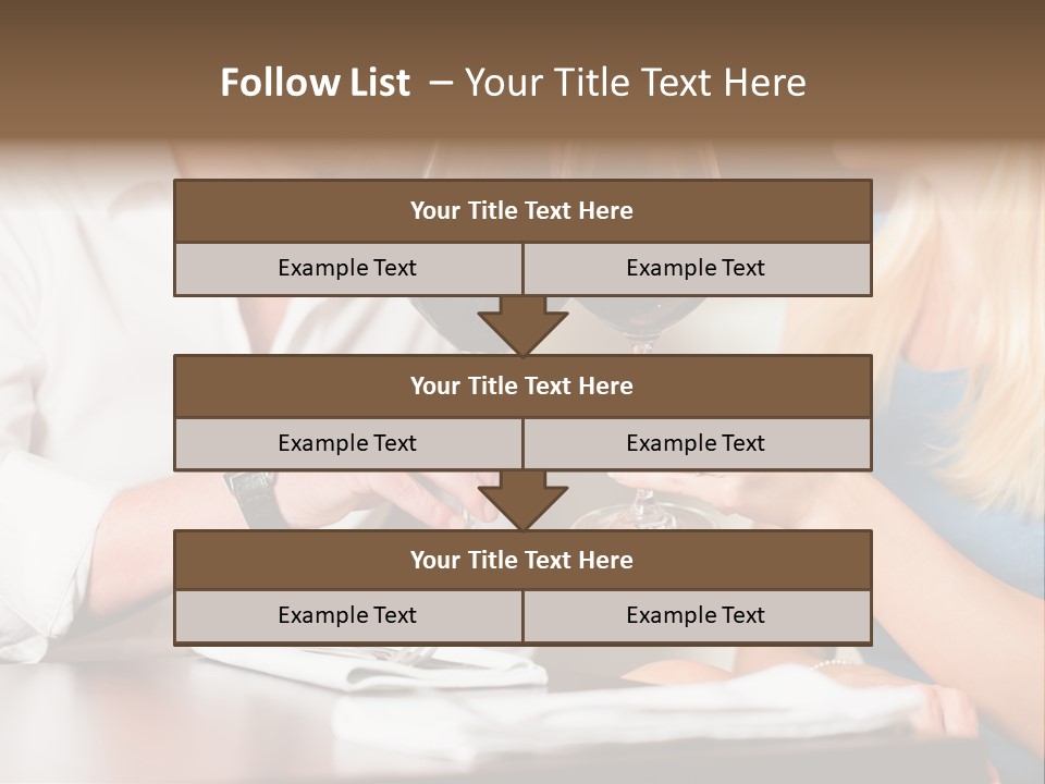 Saltwater Meat Female PowerPoint Template