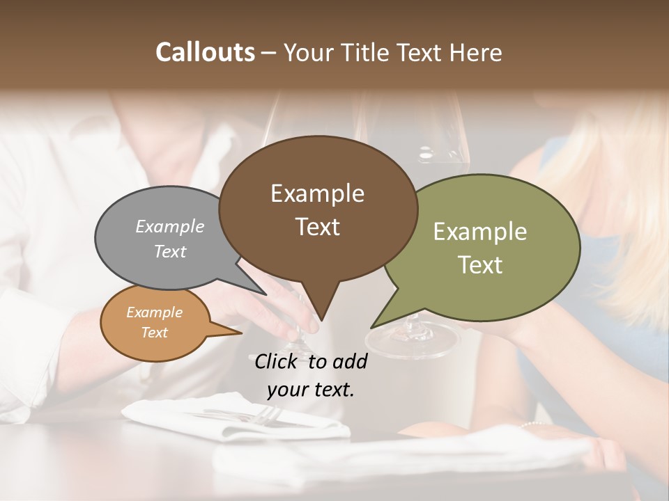 Saltwater Meat Female PowerPoint Template