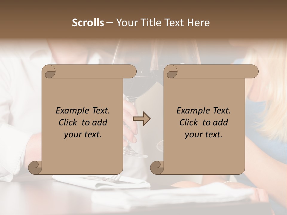 Saltwater Meat Female PowerPoint Template