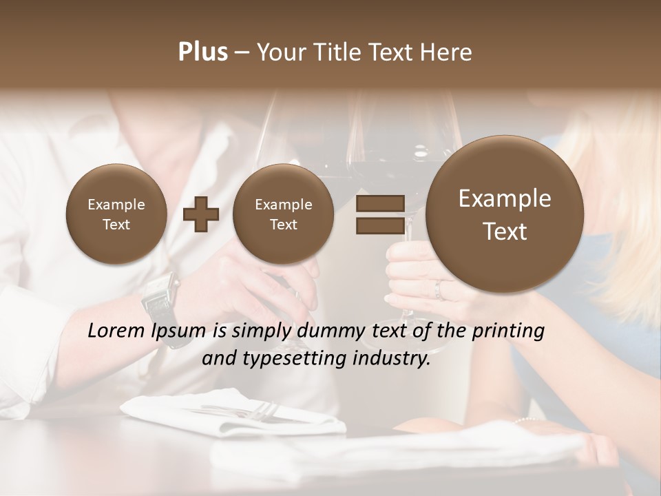 Saltwater Meat Female PowerPoint Template