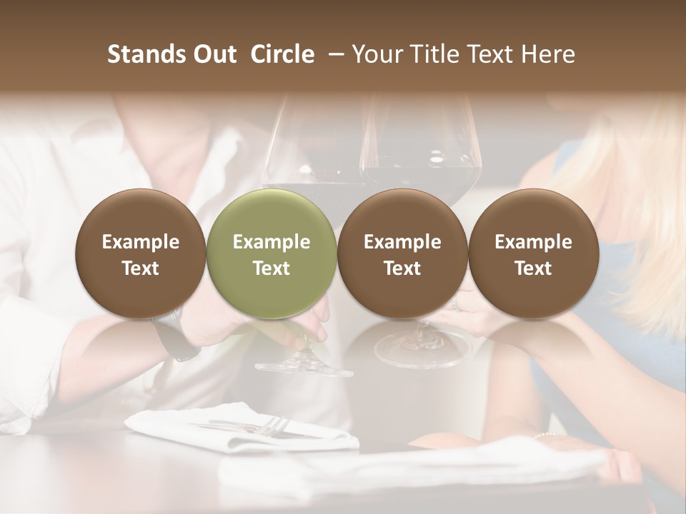 Saltwater Meat Female PowerPoint Template