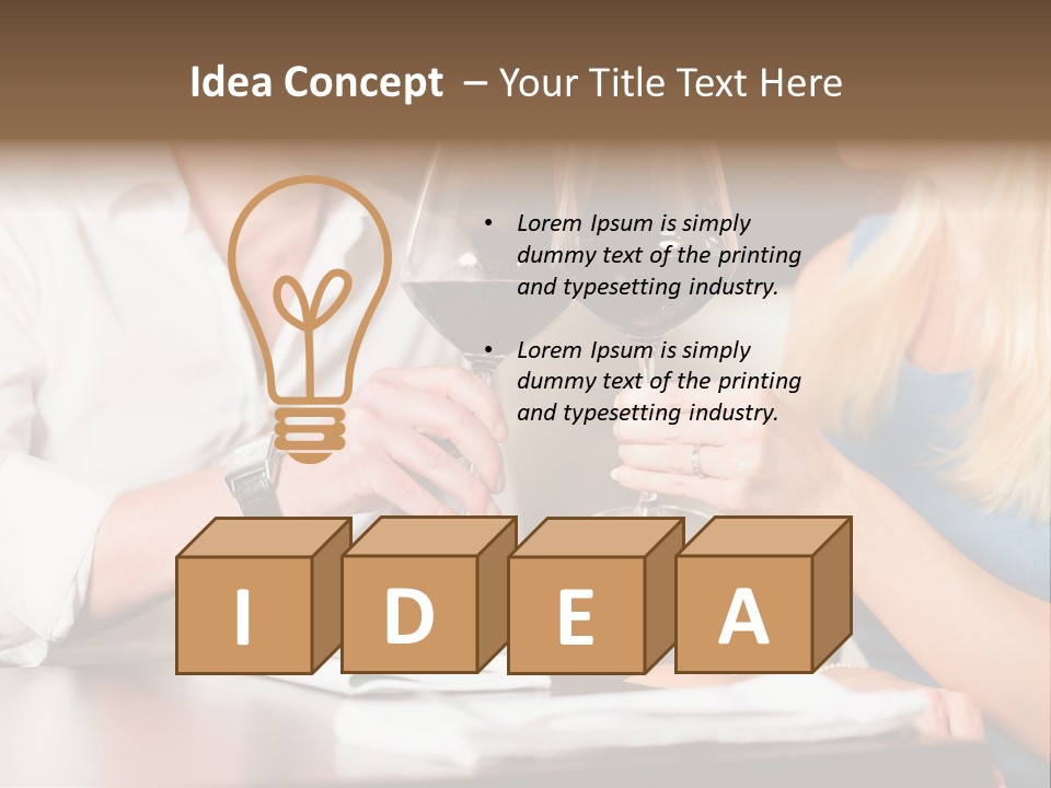 Saltwater Meat Female PowerPoint Template