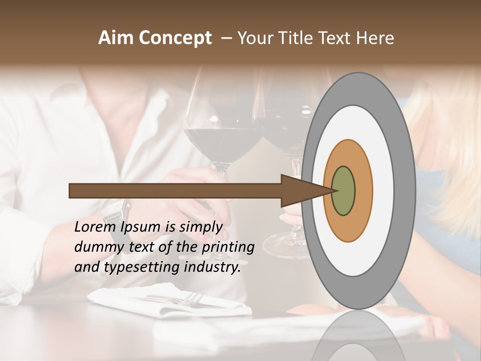 Saltwater Meat Female PowerPoint Template