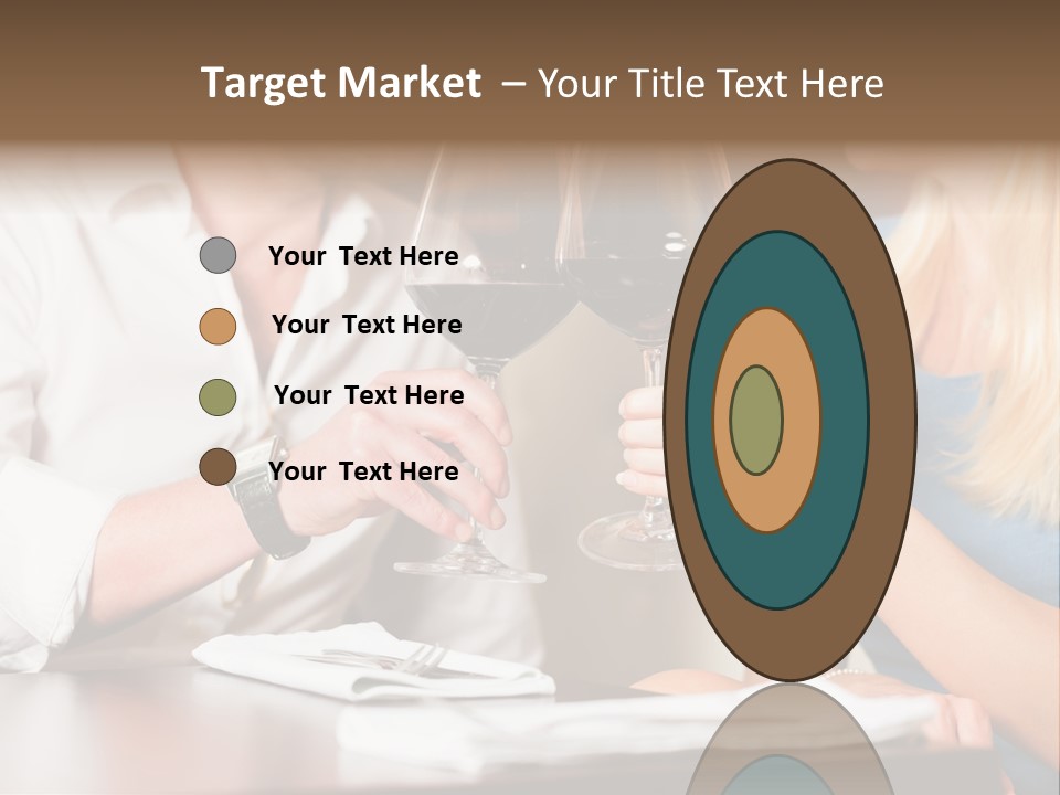 Saltwater Meat Female PowerPoint Template